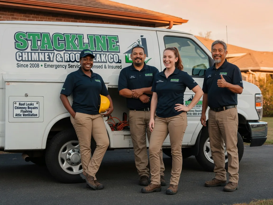 Chimney flashing repair company in Akron, MI